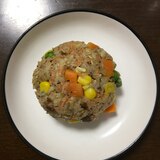 オートミールで！　チャーハン風おにぎり